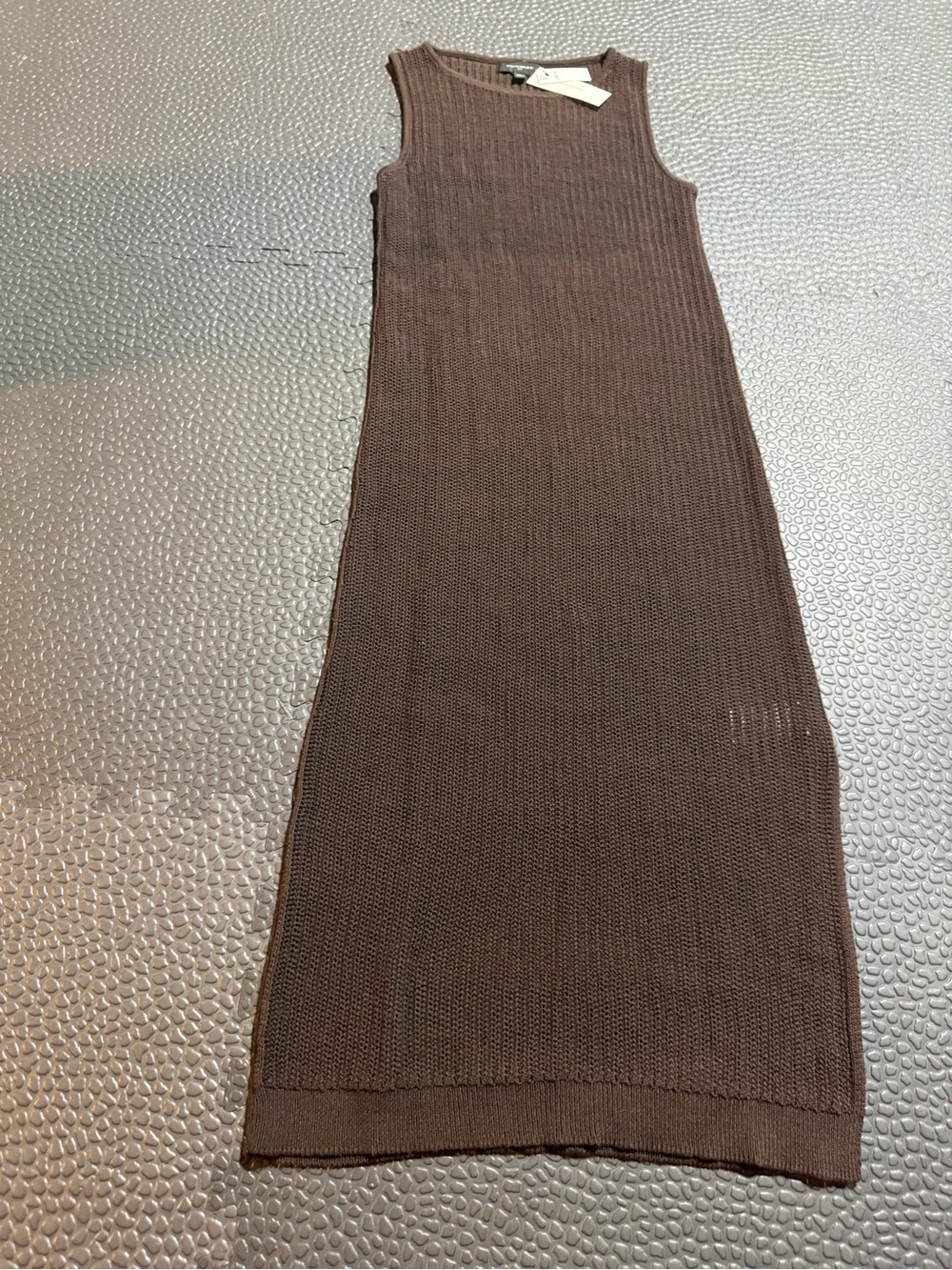 Banana Republic Brown Sleeveless Maxi Knit Dress